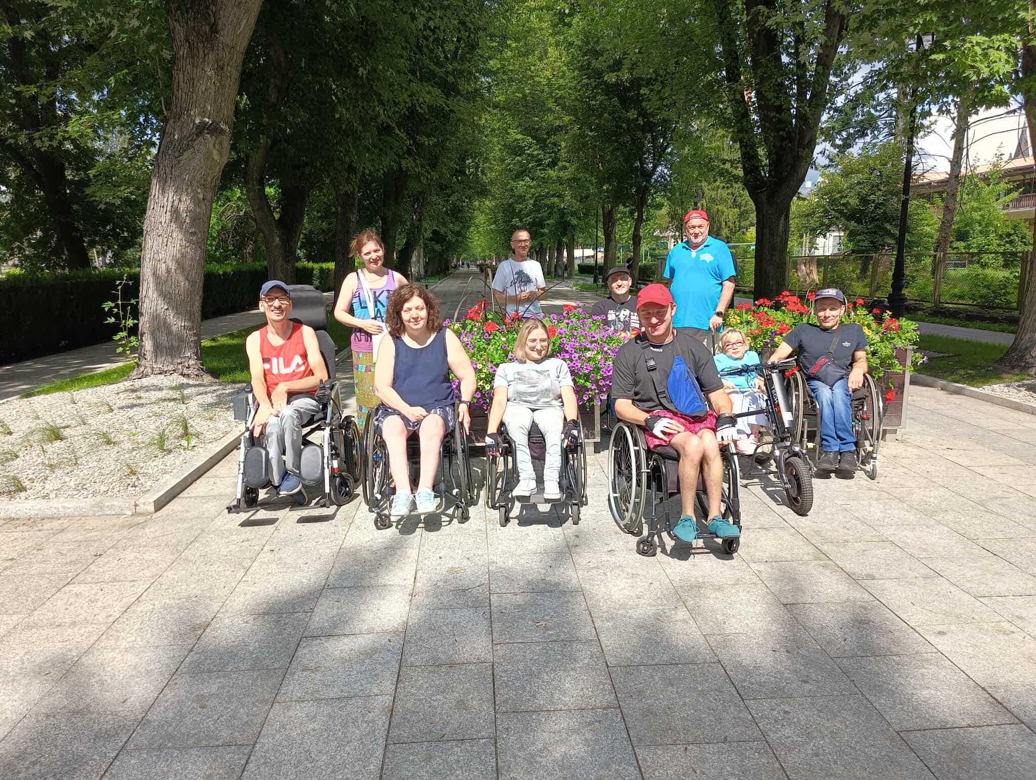 Na deptaku w Ciechocinku Na deptaku w Ciechocinku