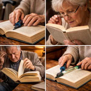 Trudności w&nbsp;czytaniu książek przez&nbsp;seniorów